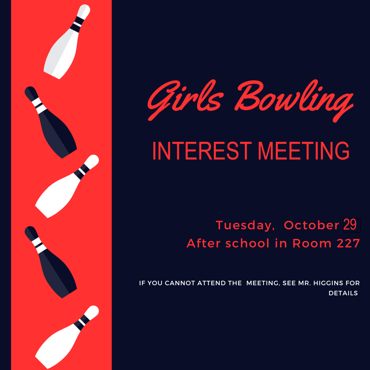 Girls Bowling Meeting